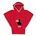 Produktbild Rabe Socke Kinder Frottier Poncho, 76 cm x 60 cm 100% Baumwolle, Farbe:rot, Größe:76 cm x 60 cm