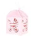 Produktbild PIXNOR 50stk Beförderung Muster Papier Candy Süßigkeiten Geschenke Boxes(Pink)