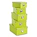 Produktbild Zeller 17956 Boxen-Set, 5-tlg., Pappe, grün