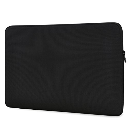 Adore June MacBook Pro 15 (2016) Hülle „Triangle“ aus original Cordura in schwarz. Elegante Laptop-Tasche aus widerstandsfähigem Textil-Stoff für das Apple MacBook Pro Retina 15″ mit Touch Bar (2016). Hochwertige Tasche als treuer Begleiter. Made in Europe. - 3