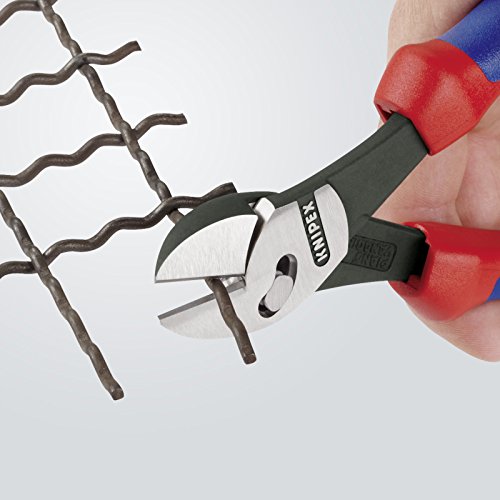 Knipex 73 72 180 TwinForce, Hochleistungs-Kraftseitenschneider, 180 mm - 6