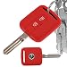 Produktbild Auto Schlüssel Hülle Silikon Schutz Cover Rot Nissan Note Almera II X-Trail Qashqai Tiida Primera