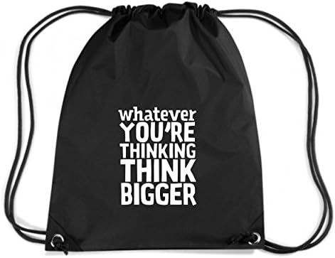 Cotton Island - Backpack Budget Gymsac CIT0228 Think Bigger, Size Capacity 11 liters