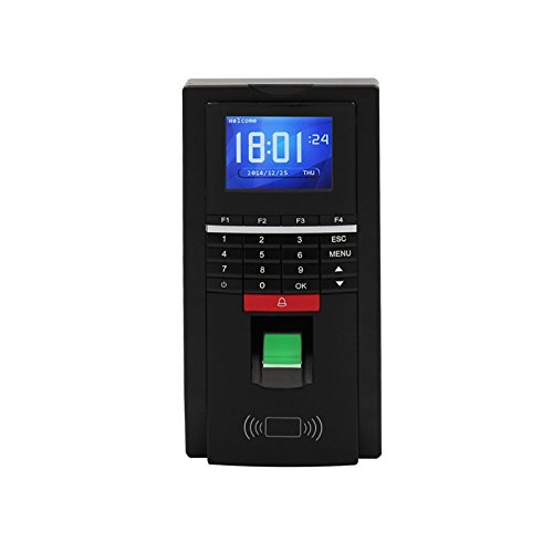 Preisvergleich Produktbild Ciecoo Biometrische Fingerabdruck-Anwesenheits-Zeit-Taktg... Zugriffskontrollenunterstützung Fingerabdruck, Identifikation-Karte, Kennwort