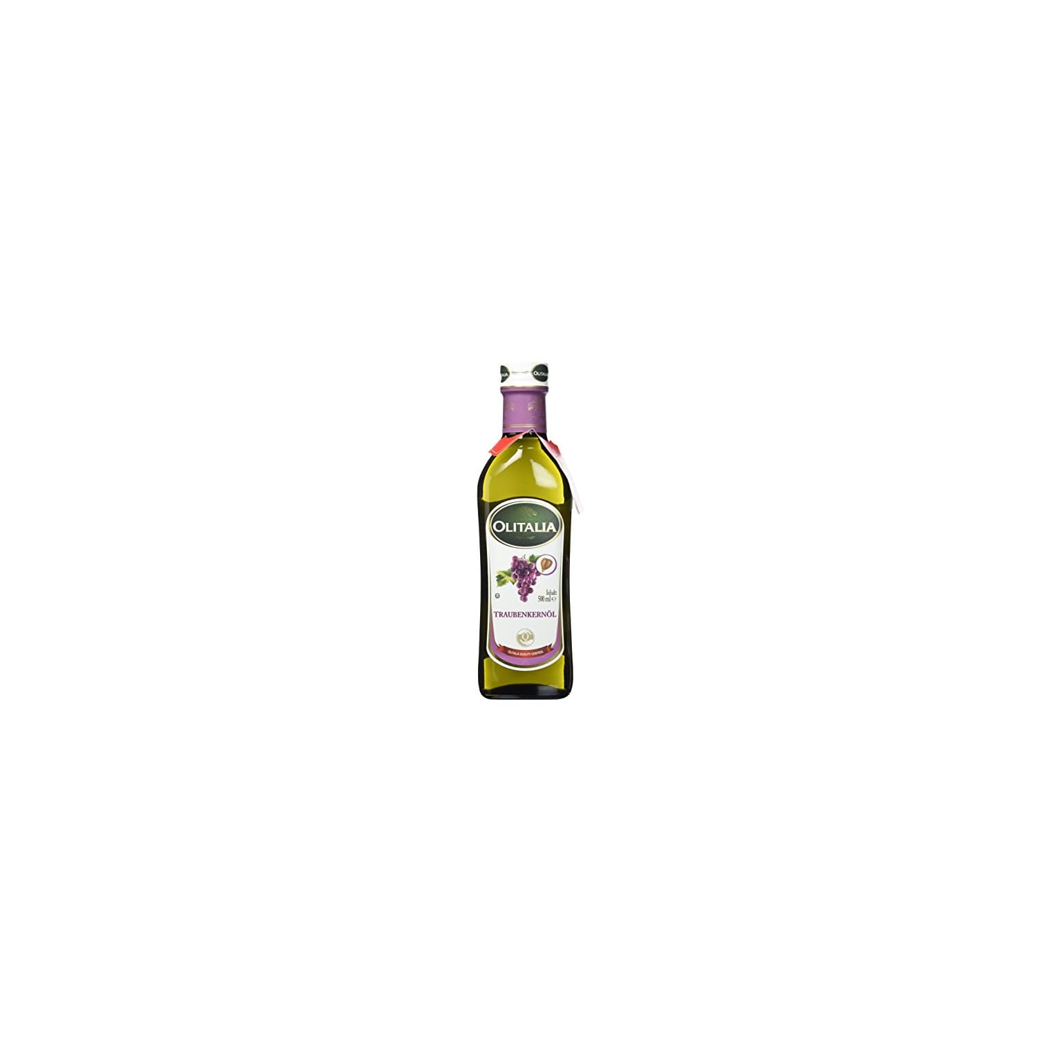 Traubenkernöl Raffiniert 500 Ml - Hochwertiges Pflanzenöl Für Hautpflege & Küche