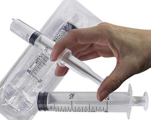 Una vez jeringuillas Producto de la marca romed Medical único esterilizadas, 25 piezas X 20 ml