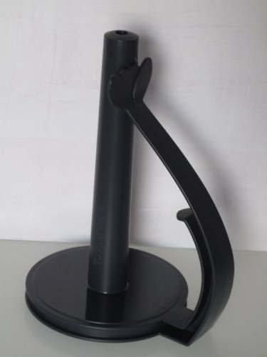 TUPPERWARE Küchenhelfer Halter Küchenrollen-Halter schwarz Küchenrollenhalter 8373 - 3