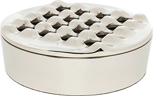 Preisvergleich Produktbild Kare Aschenbecher, Rund, Silber