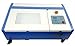 Produktbild CO2 Laser Gravierer Schneiden Maschine 320d + Wabe Bodenwaage 20x30 40W