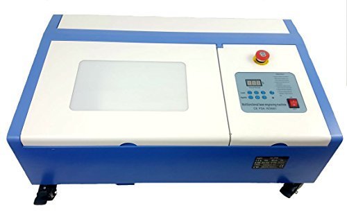 Preisvergleich Produktbild CO2 Laser Gravierer Schneiden Maschine 320d + Wabe Bodenwaage 20x30 40W