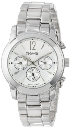 August Steiner AS8087SS - Reloj de pulsera para mujeres, color plata