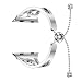 Produktbild Meisijia Ersatz für iWatch Serie 1/2/3 38mm / 42mm Edelstahl-Uhrenarmband Hohle S Armband-Uhrenarmband