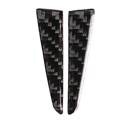 Minzhi Di ricambio per Infiniti Q50 / Q60 2014-2019 2pcs / set Volante copertura inferiore della cornice Carbon Fiber Decor,show as picture,60 * 15mm