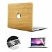 Produktbild Se7enline MacBook-Gehäuse, matt, gefrosteter Kunststoff, Hartschalen-Abdeckung mit transparenter Silikon-Tastaturfolie und Displayschutzfolie Wood Grain Pale Brown Macbook Pro 13'' Retina (Model A1502/A1425)