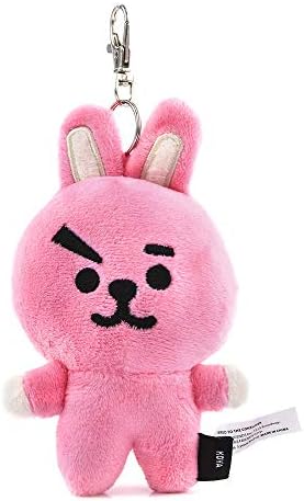 Greetuny 1pcs Bt21 Plush Pendant Backpack Keychains Custom BTS Cute Cartoon Chimmy Keychain/Tata/Cooky/Shooky