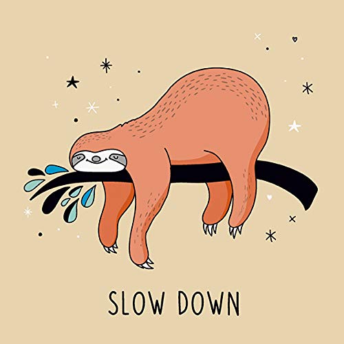 Servilleta"Faultier slow down". 20 unidades beige