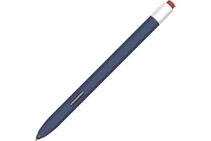 LOVE MEI Galaxy Tab S6 Lite Pen Sleeve Case, Classic Retro Design Silicone Sleeve Protective Skin Cover Case Non-Slip Smooth Grip Compatible with Samsung Galaxy Tab S6 Lite S Pen (Blue)