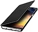 Produktbild StilGut Book Type Case, Hülle Leder-Tasche für Samsung Galaxy Note 8. Seitlich klappbares Flip-Case aus Echtleder für Das Samsung Galaxy Note 8, Schwarz Nappa