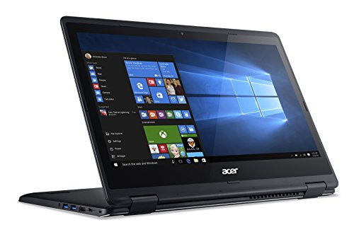 Acer 14 inches Convertible Notebook R5-471T Intel i3 6100U 8 GB 128GB SDD Touchscreen Windows 10 Black