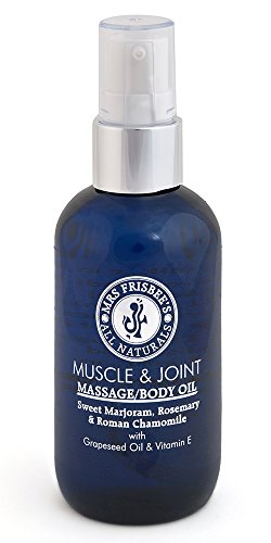Muscle & Joint Massage Oil with Sweet Marjoram, Rosemary & Roman Chamomile 100ml