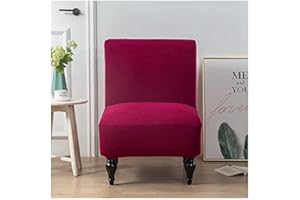 RTSFKFS Sesselbezug ohne Armlehne,Elastisch Sofabezug Sesselschoner Sessel-Überwürfe onhe Armlehnen,langlebig,Jacquard-Stoff, Waschbar,für Wohnzimmer Hotel Haus Esszimmer ( Color : M , Size : 1PCS )