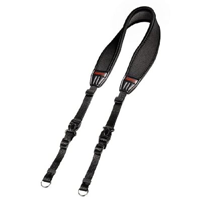 Hama 27204 Courroie ergonomique en néoprène pour Appareil Photo Noir