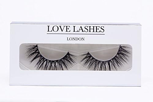 Love Lashes London - Luxury Soft Lightweight Reusable Faux 3D Mink Eyelashes for Make up - Style: Wedding