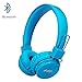 Produktbild Invech Bluetooth Kinder Kopfhörer mit shareport, Wireless / Wired Noise Cancelling Über-Ohr-Kopfhörer, faltbare Kinder-Headset mit integriertem Mikrofon zum Anrufen (Blau)