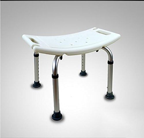 PIGE Elderly Bath Chair Bathroom With Foot Stool Height Adjustable Bench Anti-skid Adult Square Change Shoes Stool