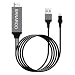 Produktbild Plug and play Lightning zu Hdmi Kabel, 6.56 ft Adapter, 1080p HDMI Video AV-Kabel Stecker Umwandlung gleichen Bildschirm Gerät HDTV Adapter für iPhone 7/6/5 Serie Pad Air/Mini/Pro Pod Touch (5. Gener