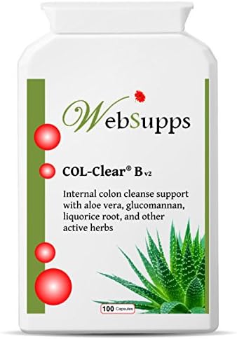 COL-Clear B (v2) – herbal colon cleanser caps (100 vege capsules)