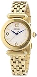 Seiko Damen-Armbanduhr XS Damenuhren Analog Quarz Edelstahl beschichtet SRZ404P1