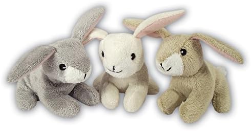3 x 11cm Quality Mini Freinds Soft Rabbits Bunny Wedding Favours Party Gifts
