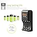 Produktbild Dailyinshop PKCELL NI-Zn Battery Charger with EU Plug Fast Charging 4 Slots Intelligent Battery Charger for Nickel Zinc AA/AAA Battery(Color:Black)