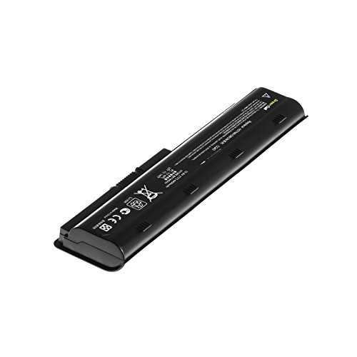 Green Cell® Standard Serie MU06 MU09 593553-001 593554-001 593562-001 HSTNN-LB0W HSTNN-UB0W Akku für HP und Compaq Laptops (6 Zellen 4400mAh 10.8V Schwarz) - 6