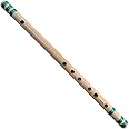 HARIPRASAD Flutes New Edition for Beginners C Scale Right Handed Assam Bamboo Bansuri Musical Instrument 19 inch Approx. (Green)