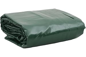 vidaXL Bâche, Couverture de Toit Résistante aux UV, Bâche de Protection pour Meuble de Jardin Remorque Voiture Extérieur, Vert 3x3 m 650 g/m²