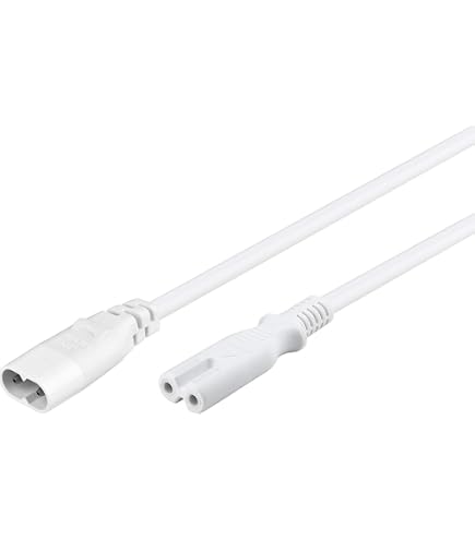 Cavo Prolunga Akyga AK-RD-08A 1,5m – IEC C7 A C8, 2×0,5 Mm², Per Notebook, TV E Console, 250V 2,5A, Nero