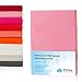 Produktbild etérea Jersey Spannbettlaken, Spannbetttuch 100% Baumwolle Bettlaken, Steghöhe bis zu 25 cm, 100x200-120x200 cm, Rosa