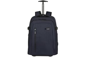 Samsonite Roader - mochila para computadora portátil con ruedas de 17.3 pulgadas, 55 cm, 28 l, azul (azul oscuro)