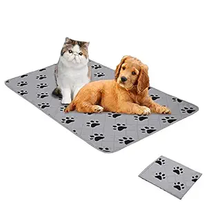 SPXTEX Dog Crate Pads Dog Pee Pads Rugs Washable Dog Pads, Non Slip Puppy Pee Pads for Small Dogs, Waterproof Pet Pad Rug, Dog Whelping Training Pads for Dogs, 2 Pieces, 18