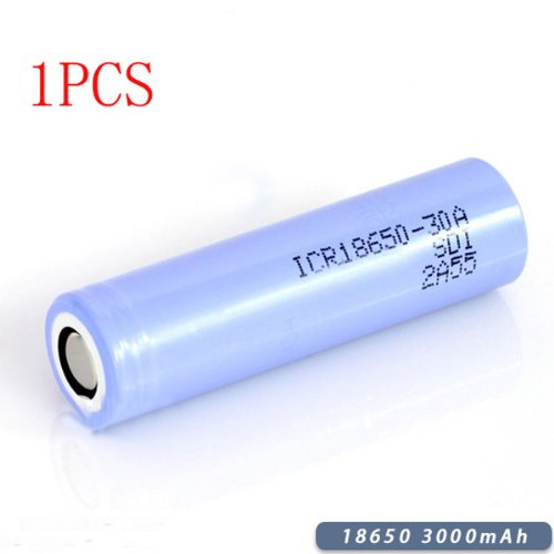 1PCS 3000mAh de iones de litio ICR18650-30B Protegida para Samsung.