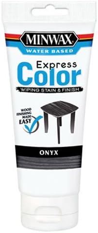 Minwax Onyx Water Based Express Color Wiping Stain &amp; Finish 30808