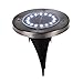 Produktbild Storagc 16 LED Solar Underground Light Solarenergie Begraben Licht Bodenleuchte Outdoor Path Way Garten Terasse Outdoor Bodenleuchten Water-resistant Landschaft Auffahrt Lichter