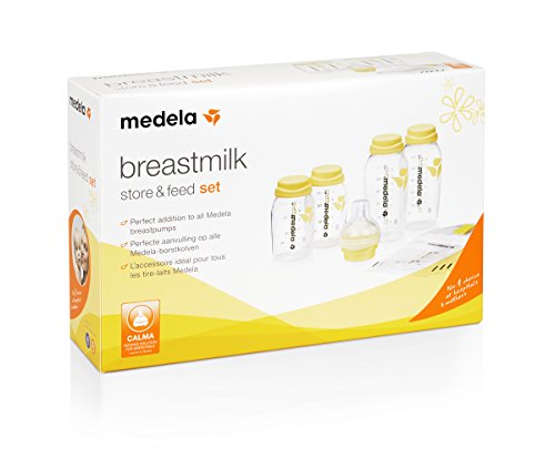 Medela Flaschenset inkl. Sauger Calma und Muttermilchbeutel - 2