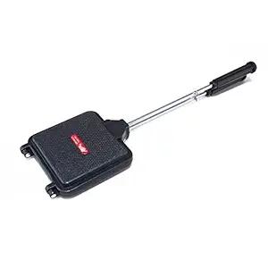 Anjali Aluminium Nonstick Sandwich Toaster Deluxe(2 Cut, Black)