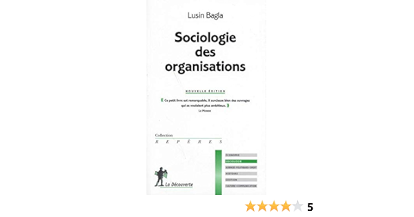 Sociologie Des Organisations Bagla Lusin Livres Amazon Fr