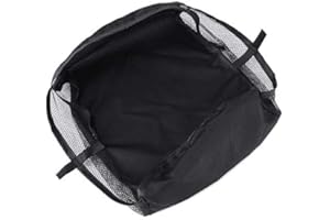 BIITFUU Stroller Organizer Pram Bag Organiser Multifunctional Baby Pram Storage Bag Baby Stroller Basket Accessories (Black)