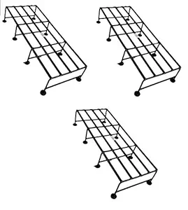 Truphe PS01 Plant Stand, Flower Pot Stand, Planters Stand (Pack of 3)