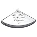 Fan Shape Personalised Compact Mirror, Engraved with a Message of your Choice